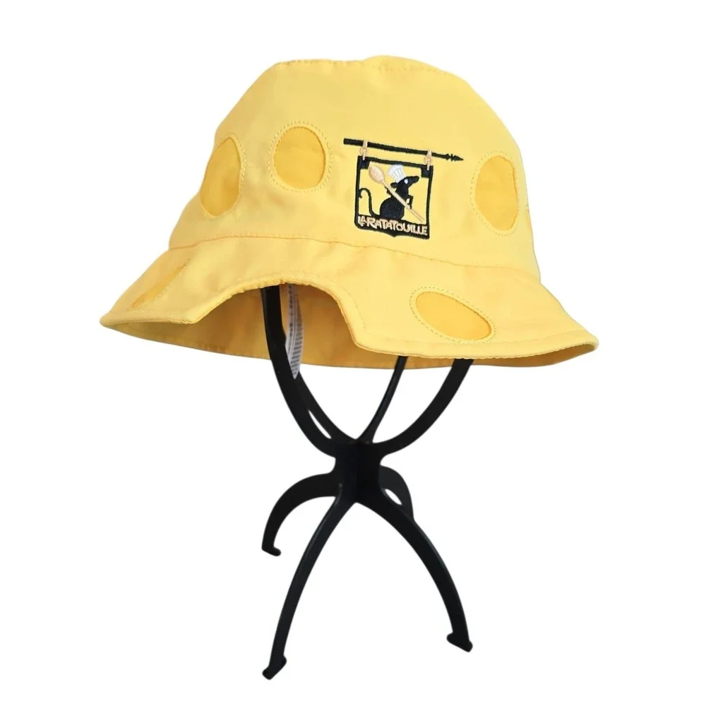 NWOT Disney Parks Ratatouille Remy Cheese Bucket Hat yellow One Size collectible